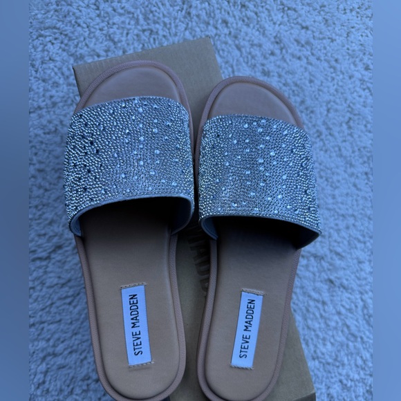 Steve Madden Shoes - Women’s 7 Steve Madden Sienna-R Rhinestone Sandals NEW